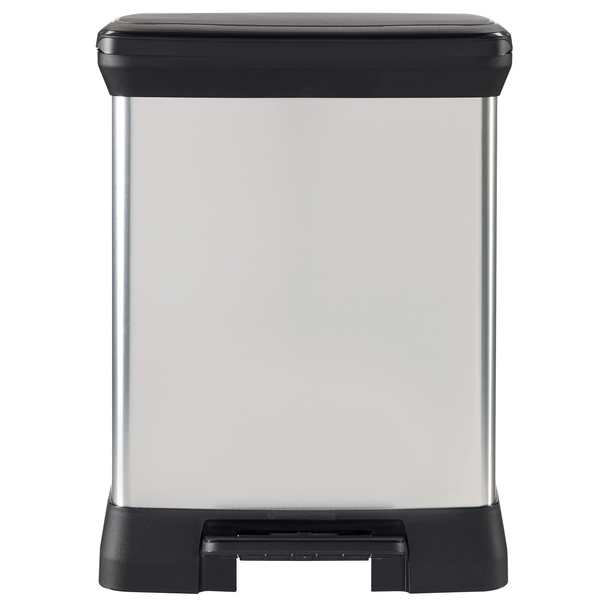 CURVER Metallic Pedal Bin Deco Bin