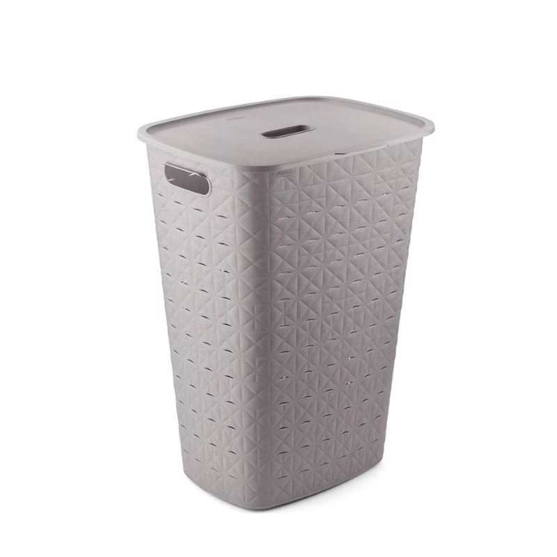 Curver Softex 56L veļas kaste pelēki