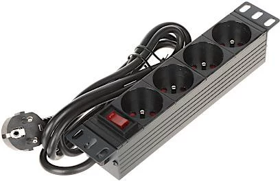 DELTA PD-4/R10 pagarinātājs ar 4 ligzdām