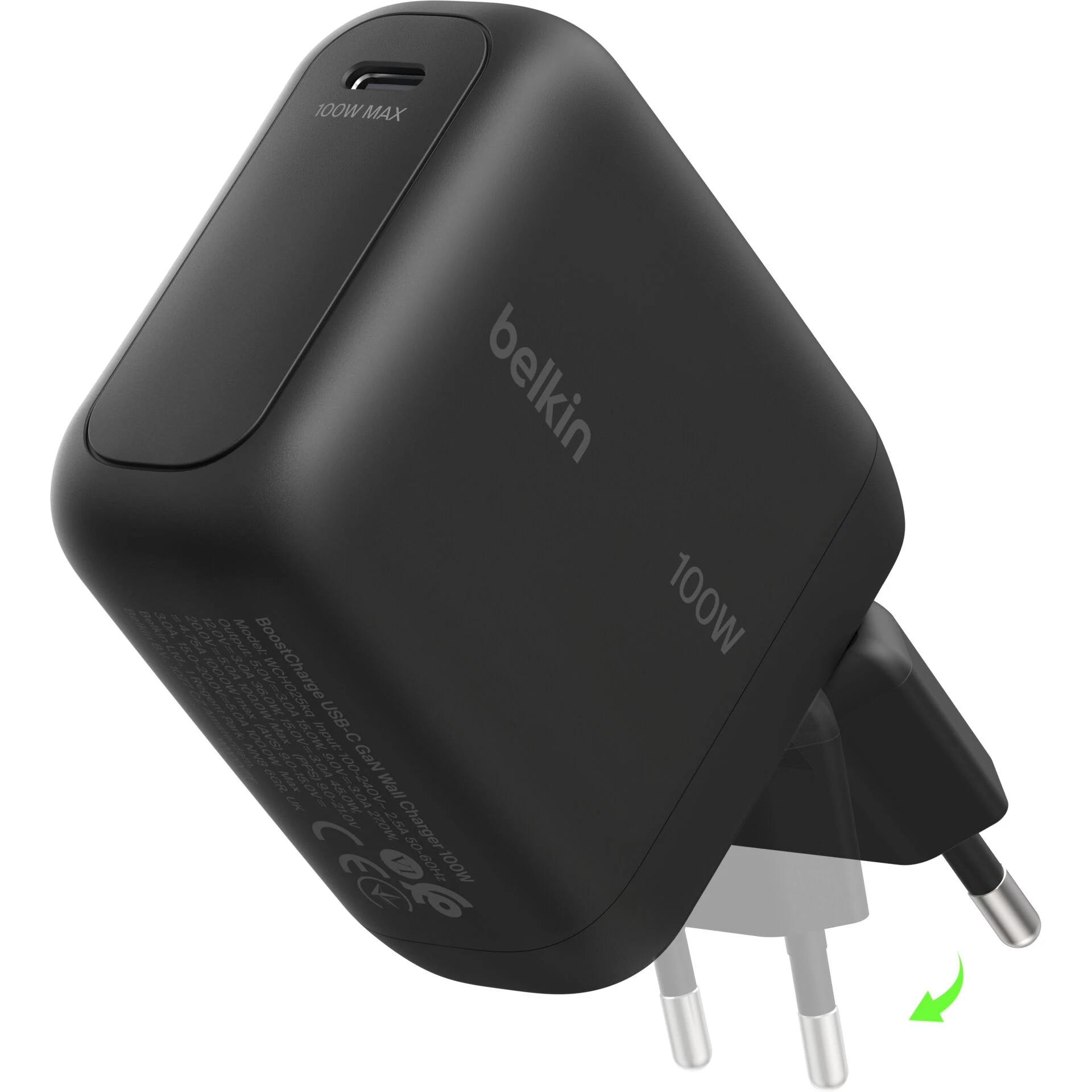 Belkin BOOSTCharge 100W USB-C GaN sienas
