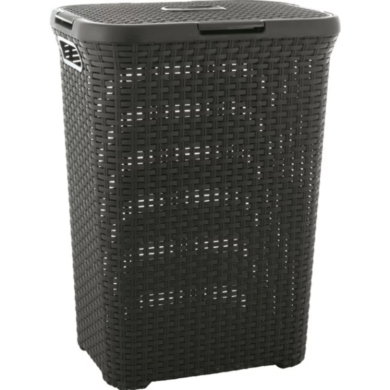 Curver Style 60L veļas kaste tumši