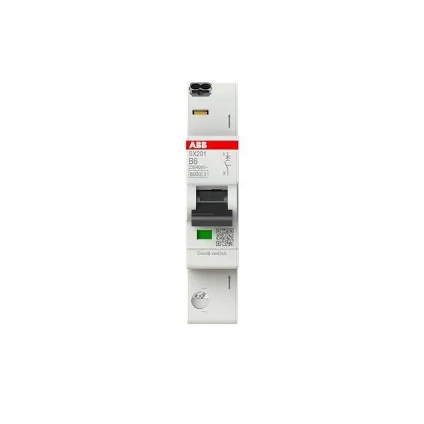 ABB SX201-B6 6 A vienpolu B-raksturlīknes