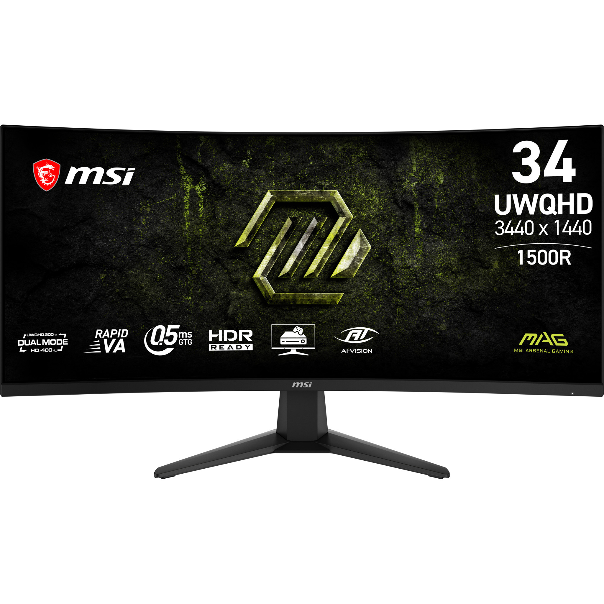 MSI 34 inch UWQHD Rapid VA