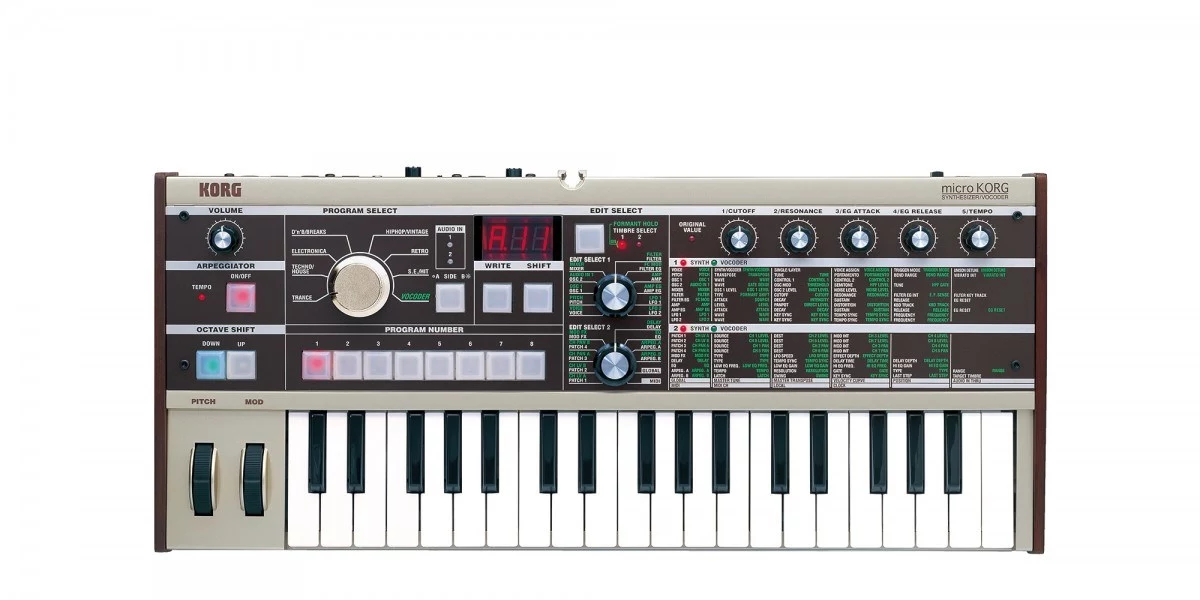 Korg microKORG analogās modelēšanas sintezators ar