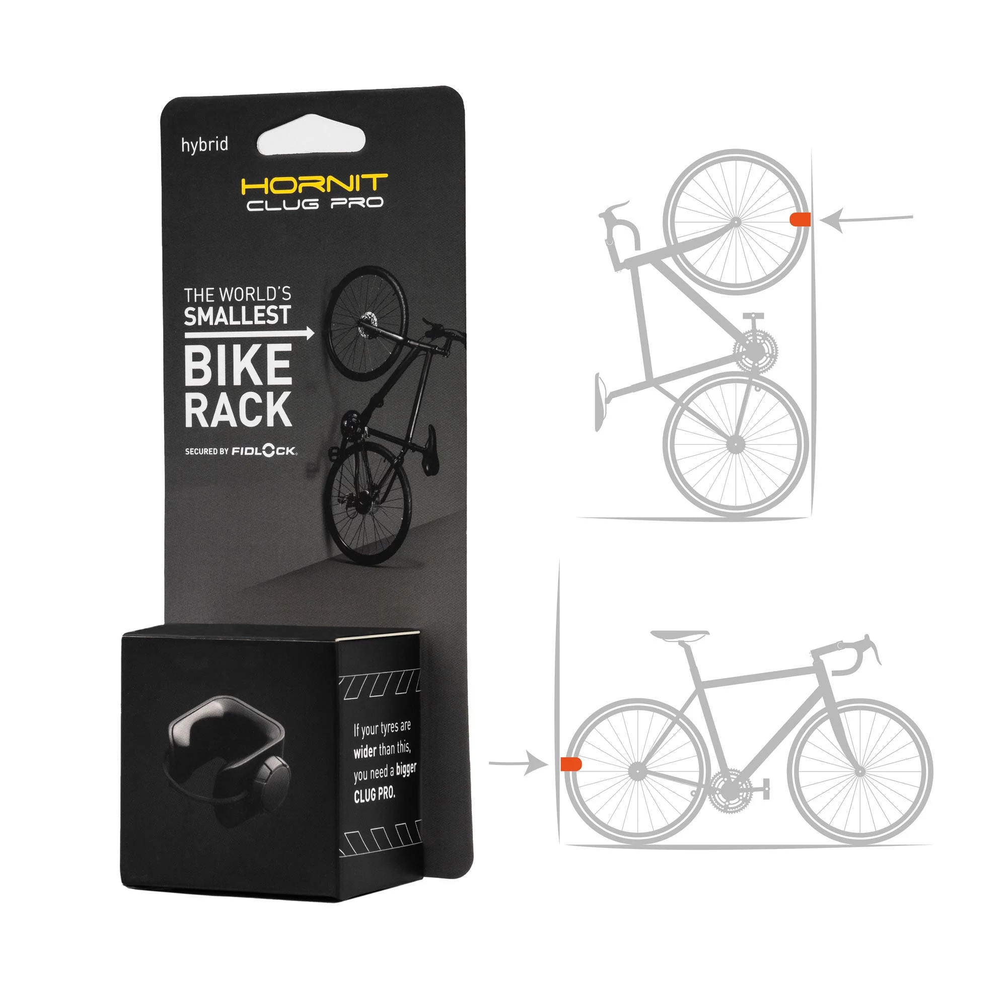 HORNIT CLUG PRO Hybrid velosipēda sienas