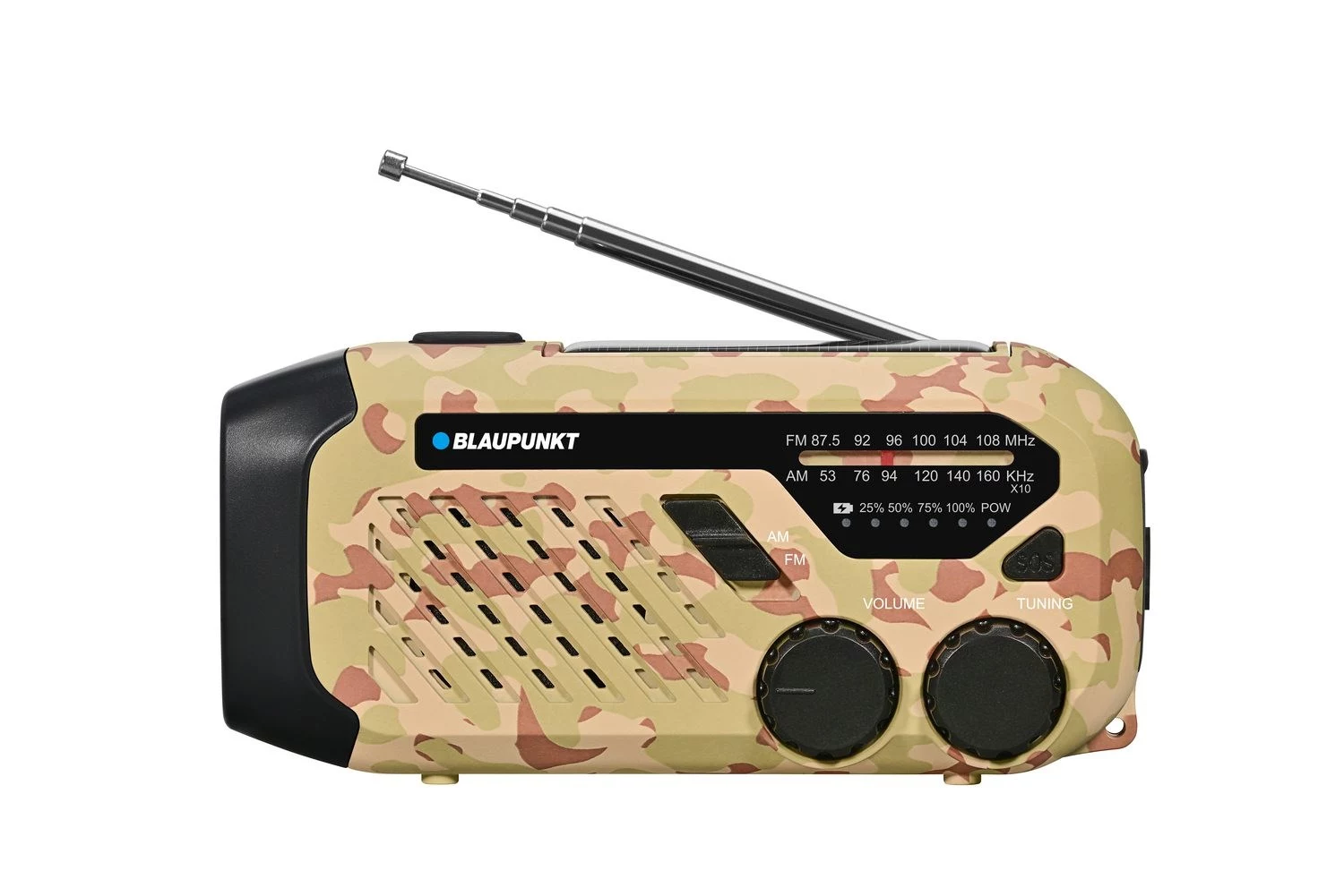 Blaupunkt ER10DC avārijas radio ar saules