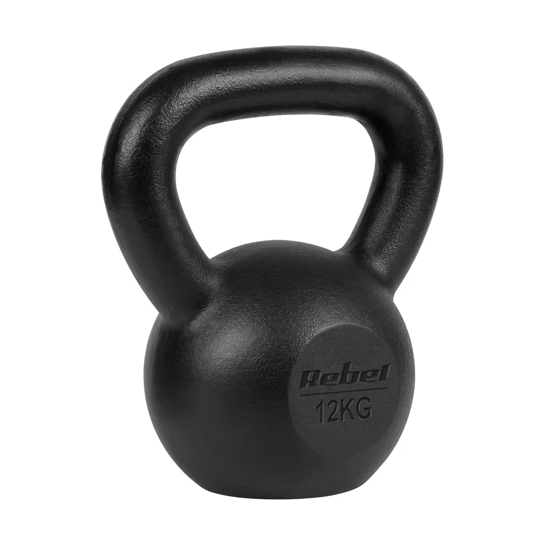 Čuguna kettlebell 12kg, REBEL ACTIVE