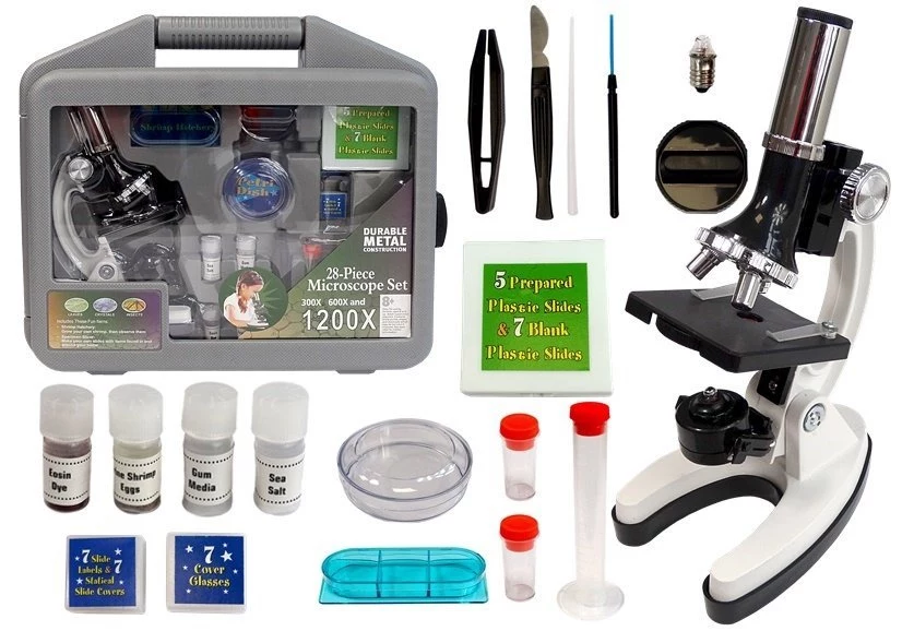 LEAN TOYS 5427 bērnu mikroskopa komplekts