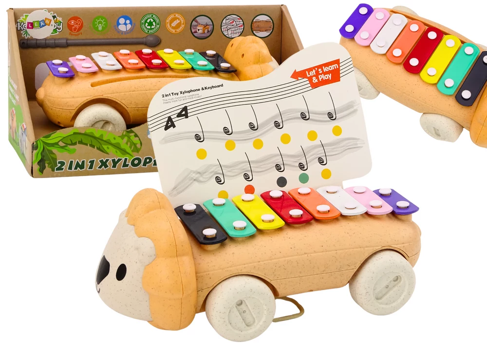 LEAN TOYS Lion Cymbals On Wheels