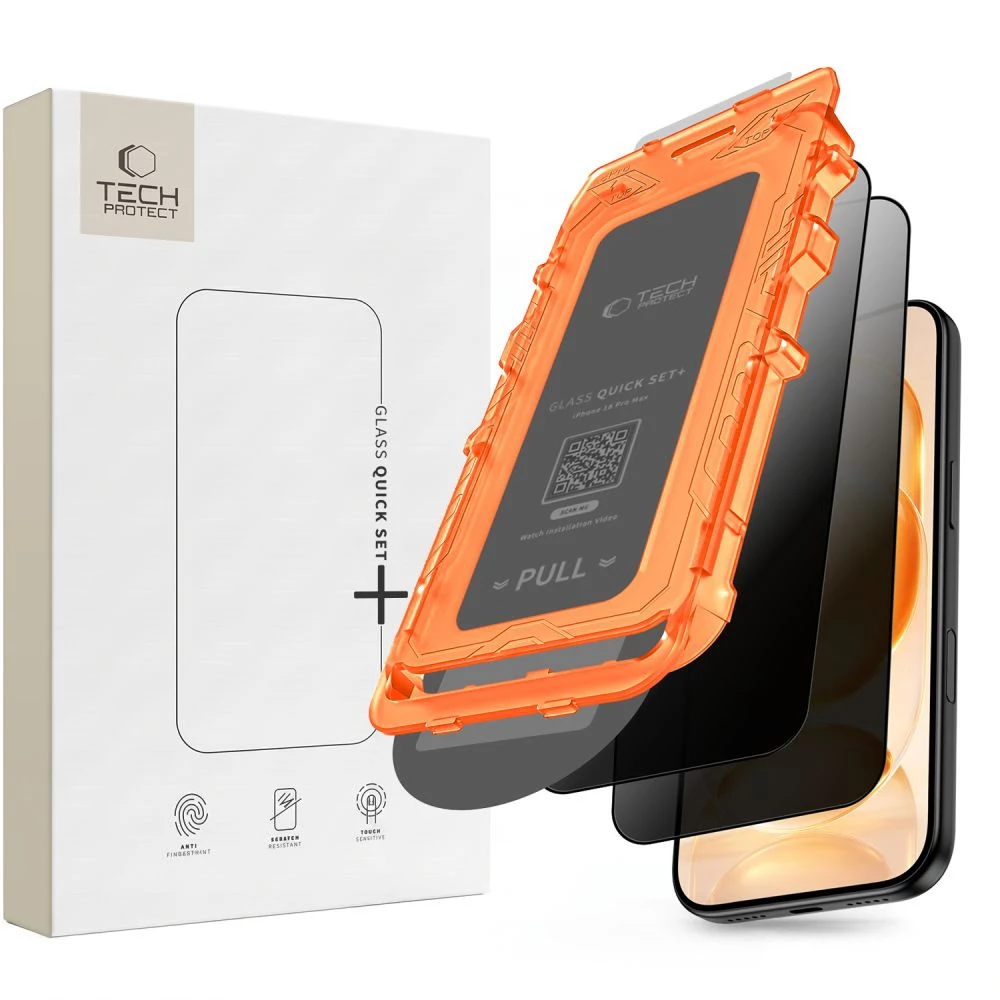 TECH-PROTECT Quick Set Spy+ Privacy rūdīta
