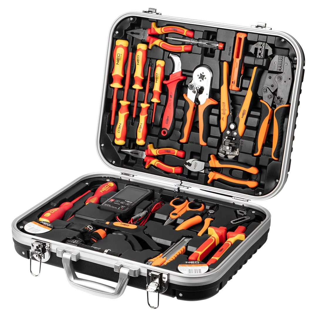 NEO TOOLS 25 priekšmetu elektriķa instrumentu