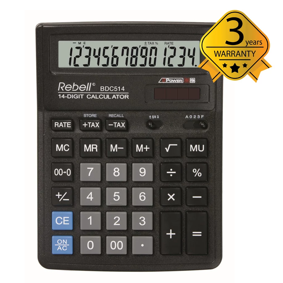 REBELL RE-BDC514 BX galda kalkulators ar