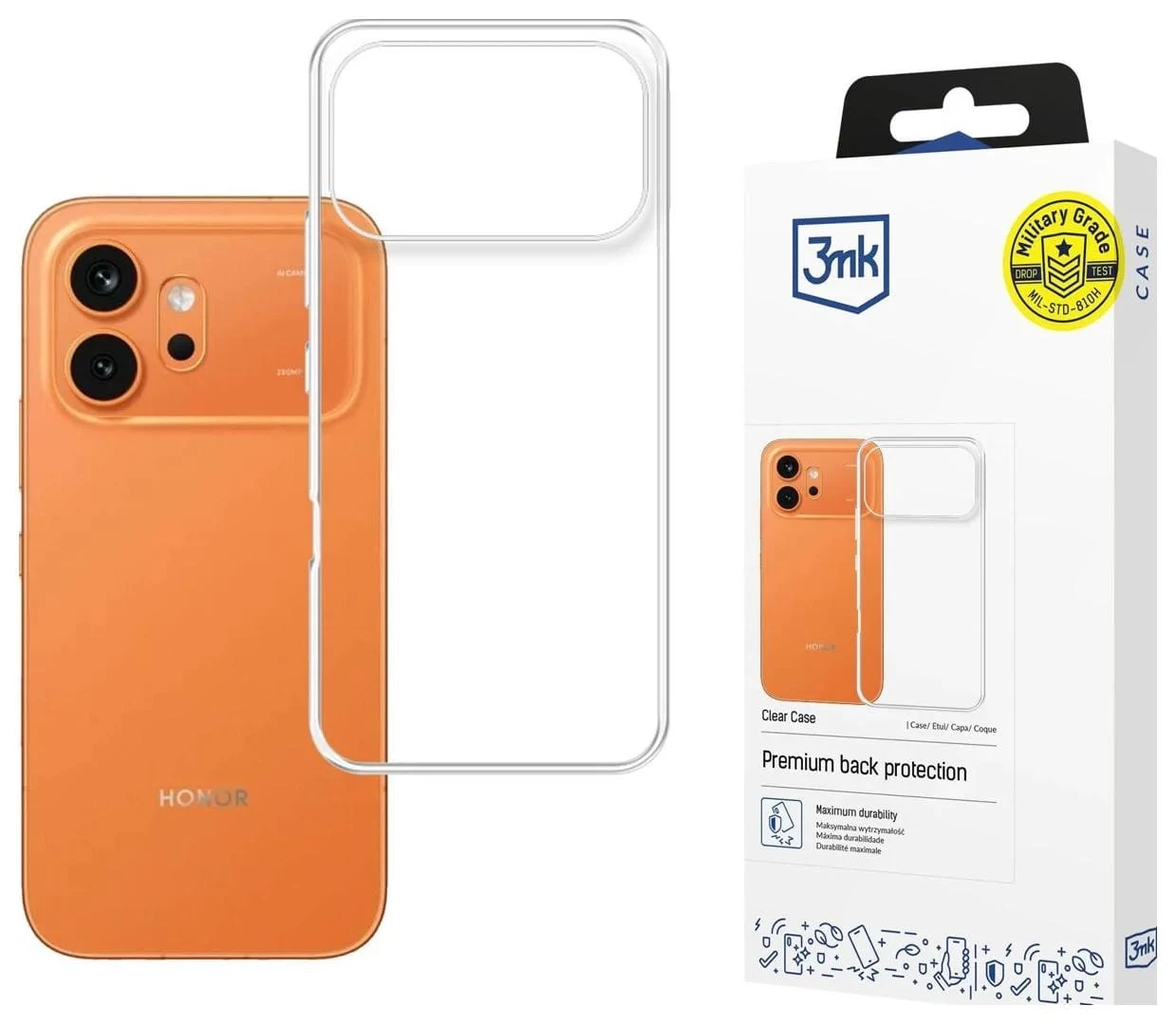 3mk Clear Case vāciņš Honor 600