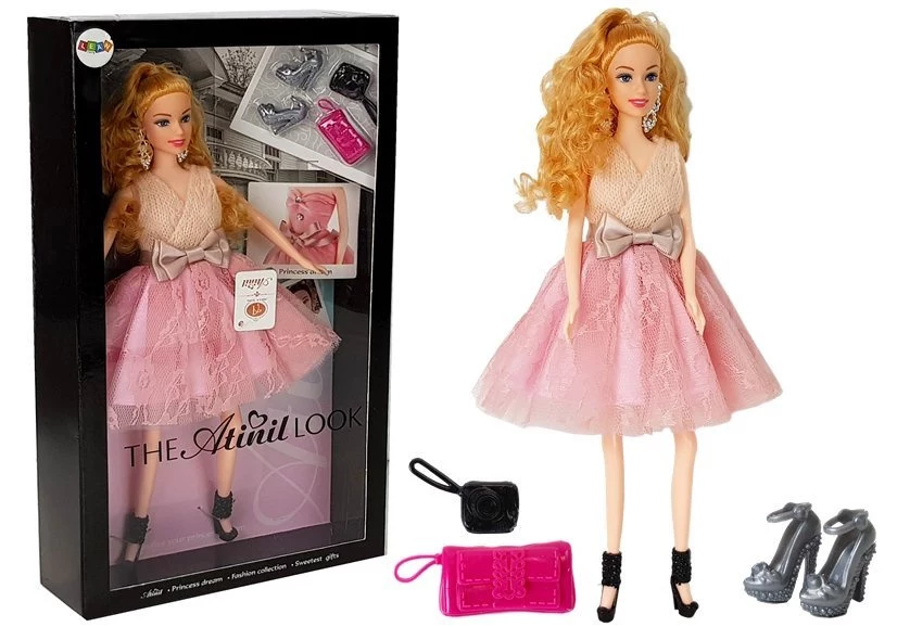LEAN TOYS Modeļa lelle, gaišmataina 28