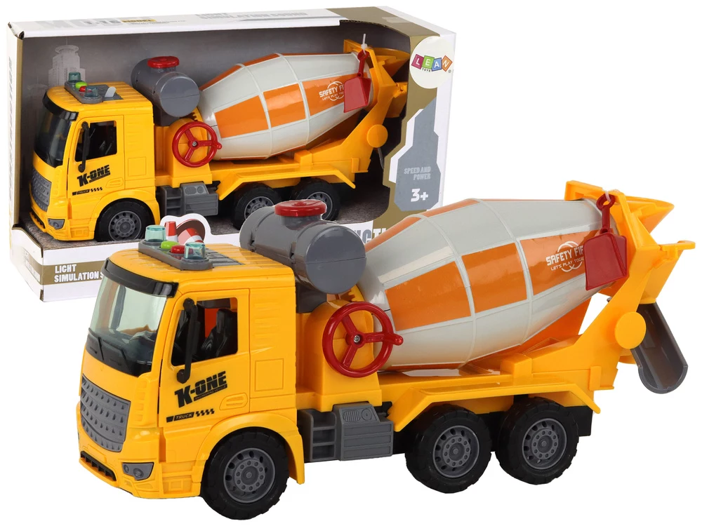 LEAN TOYS betona maisītāja mašīna ar