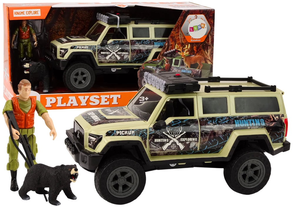 LEAN TOYS bezceļa medību auto Hunter