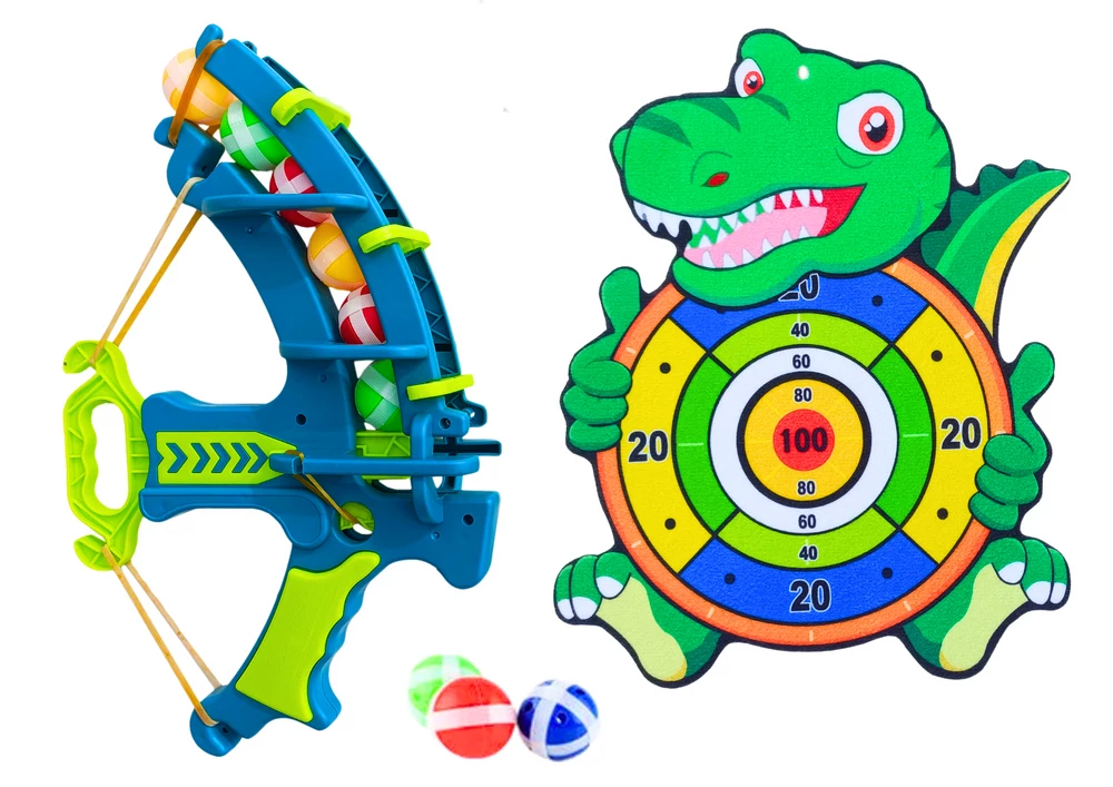 LEAN TOYS Velcro Balls Target Dragon