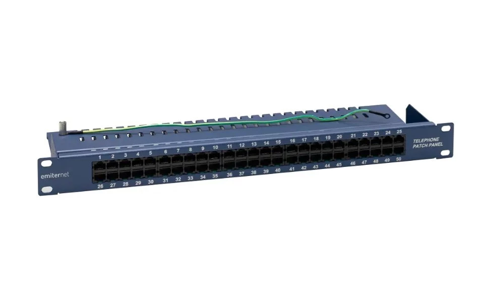 EMITERNET 19 telefonu panelis/ISDN 50xRJ45 (1U)