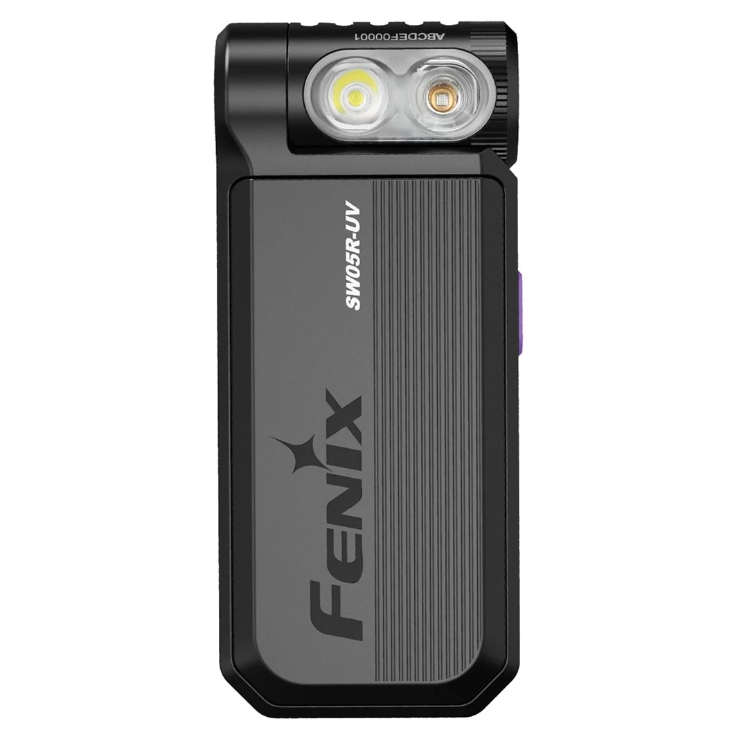 LED lukturis Fenix SW05R-UV melns