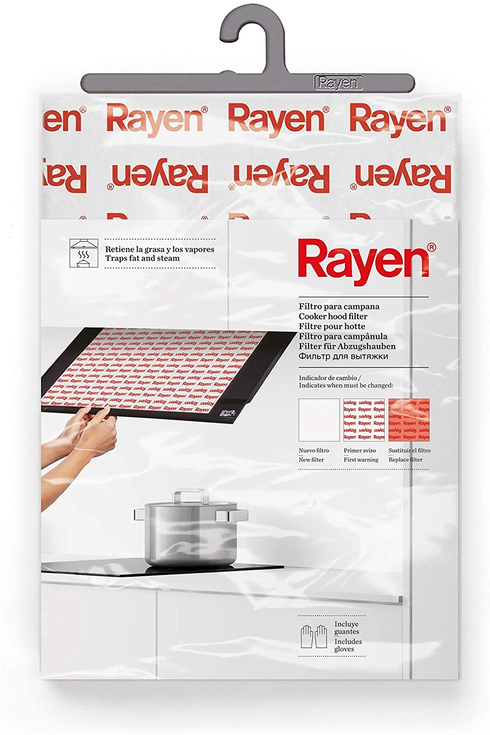 RAYEN filtrs tvaika nosūcējam ar indikatoru