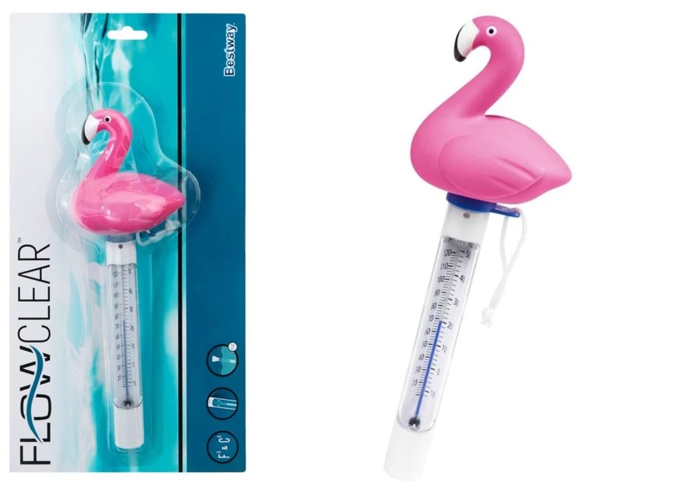 Bestway Flowclear peldošais flamingu baseina termometrs
