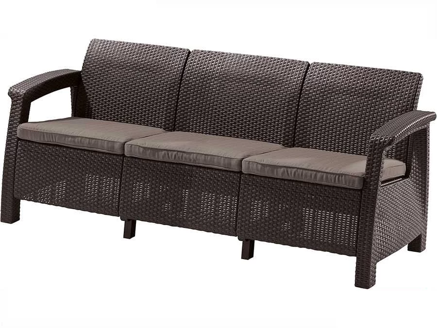 KETER Corfu Love Seat Max brūns