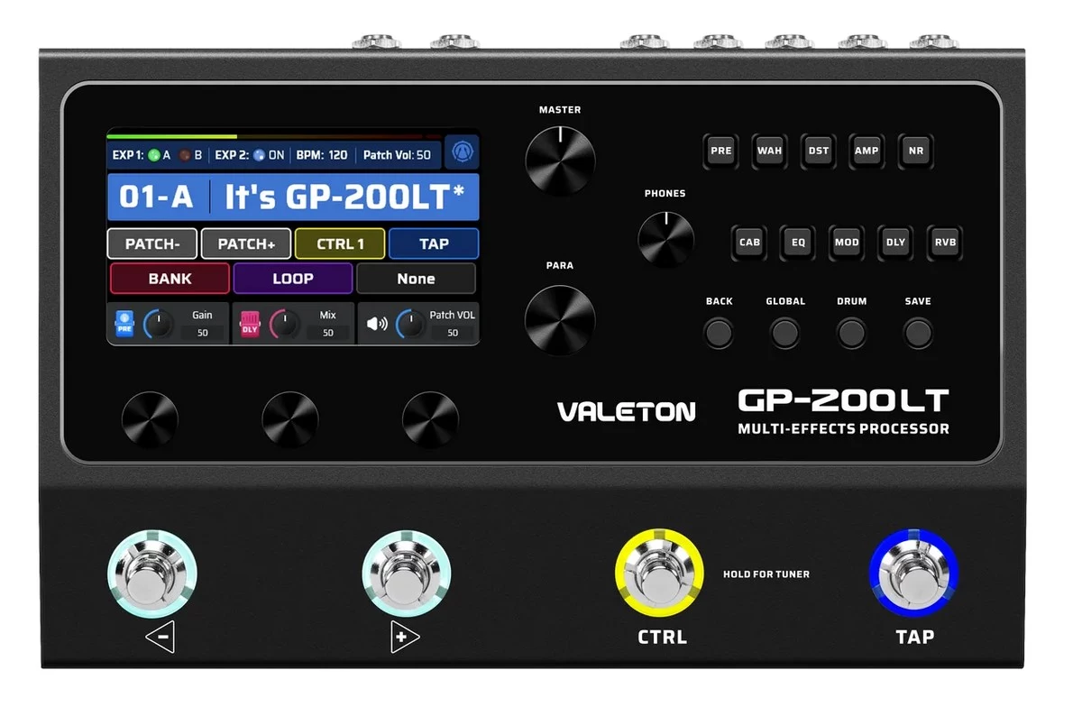Valeton GP-200LT - ģitāras multiefekts