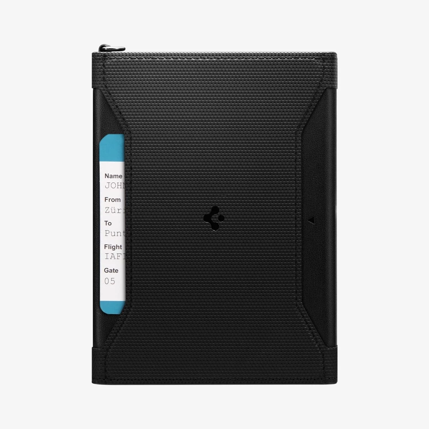 Spigen Passport Holder melns pases turētājs