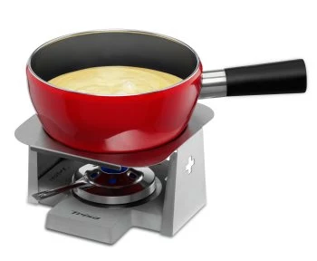 Trisa Swiss Cross Stone Cheese Fondue