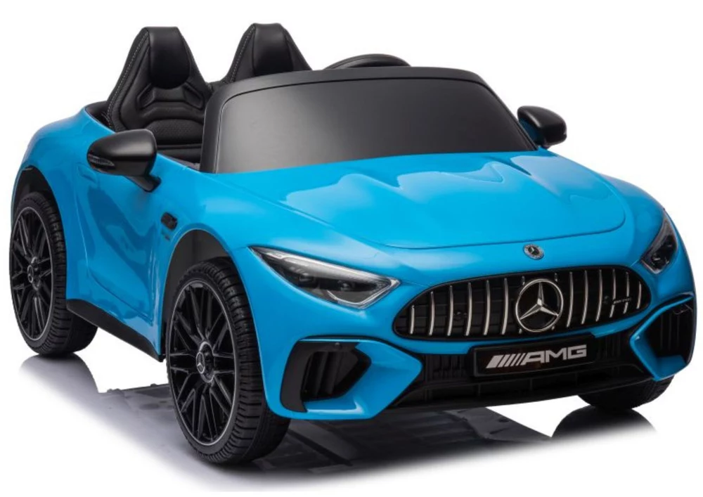 Elektromobīlis Mercedes AMG SL63, zilā lakā