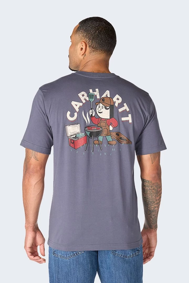 Carhartt WIP Irvine Grill T-krekls BLUESTONE