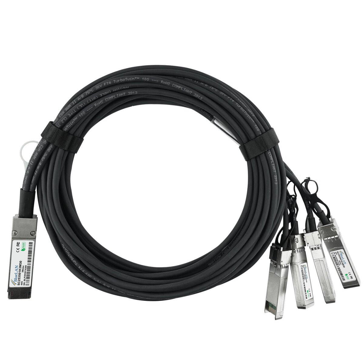 BlueOptics Extreme Networks EQPC40PC010C01X4 BlueLAN QSFP