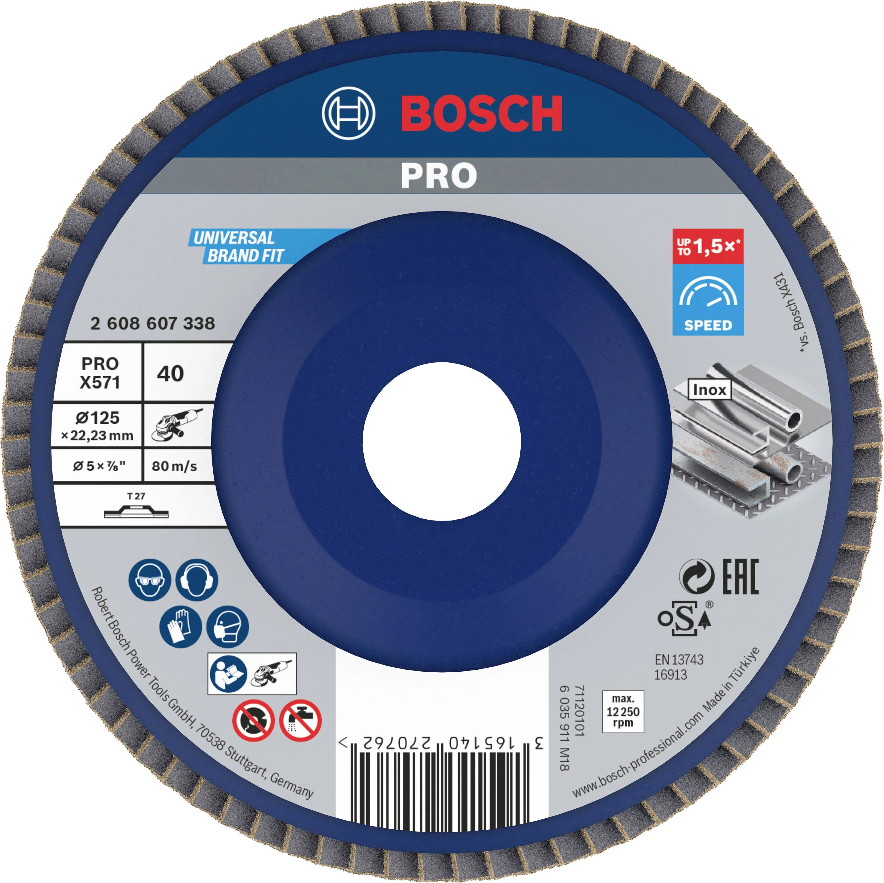 Bosch X571 Best for Metal slīpēšanas