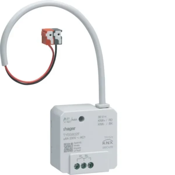 Hager TYBS602F KNX slēdžu/žalūziju izpildmehānisms, 2/1