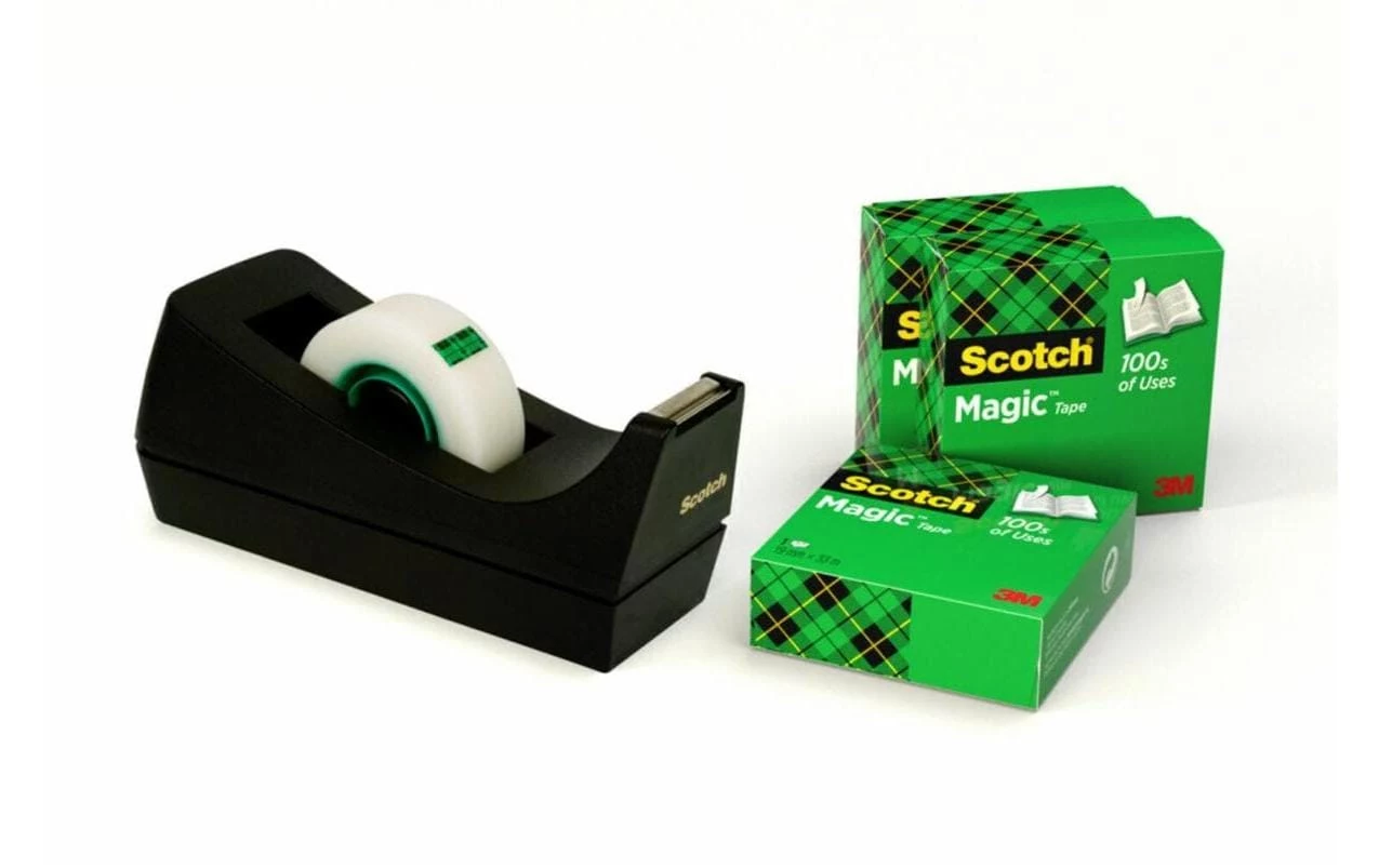 3M Scotch C38 melnais līmlentes dozators