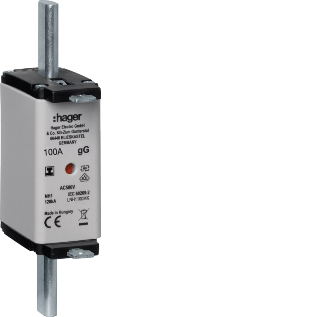 HAGER LNH1100MK NH1C 100A 500V gG