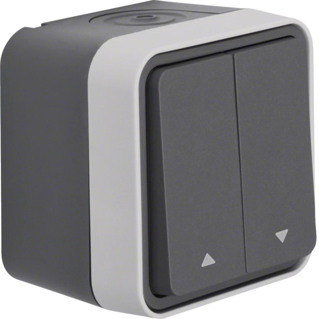 Hager Jalousie Series Switch virsapmetuma 1-polārs