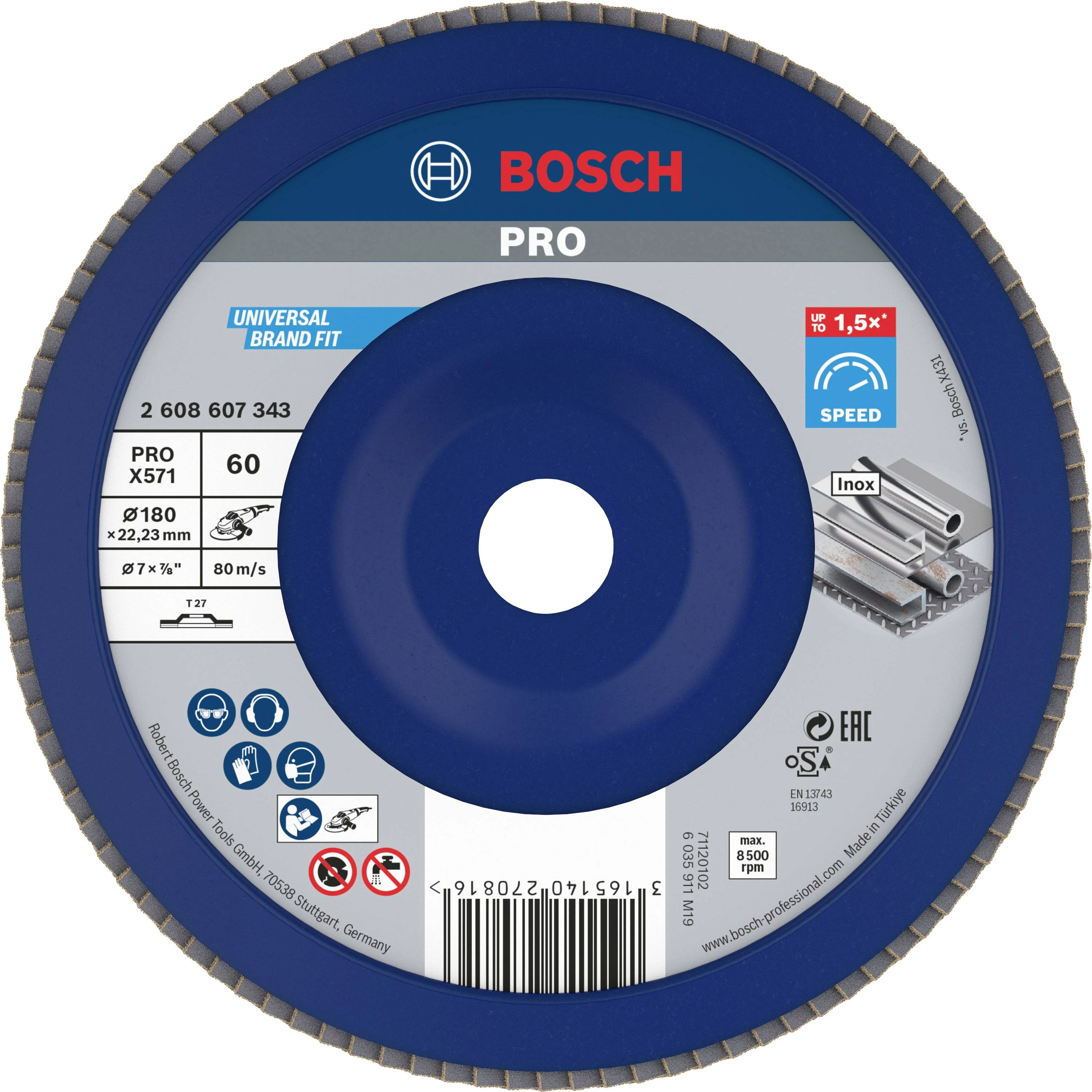 Bosch X571 Best for Metal slīpēšanas