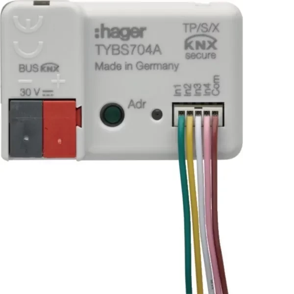 Hager TYBS704A KNX binārais ievads 4