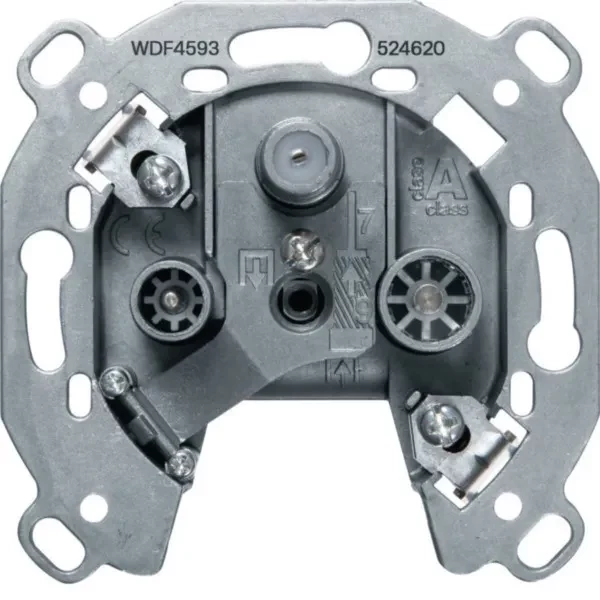 Hager WDF4593 antenas kontaktligzda ar 3