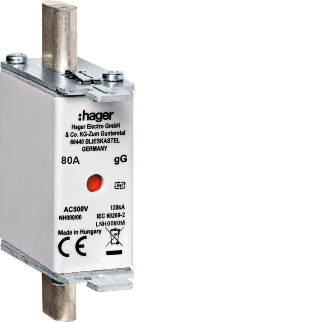 Hager LNH0080M NH000 500V gG 80A