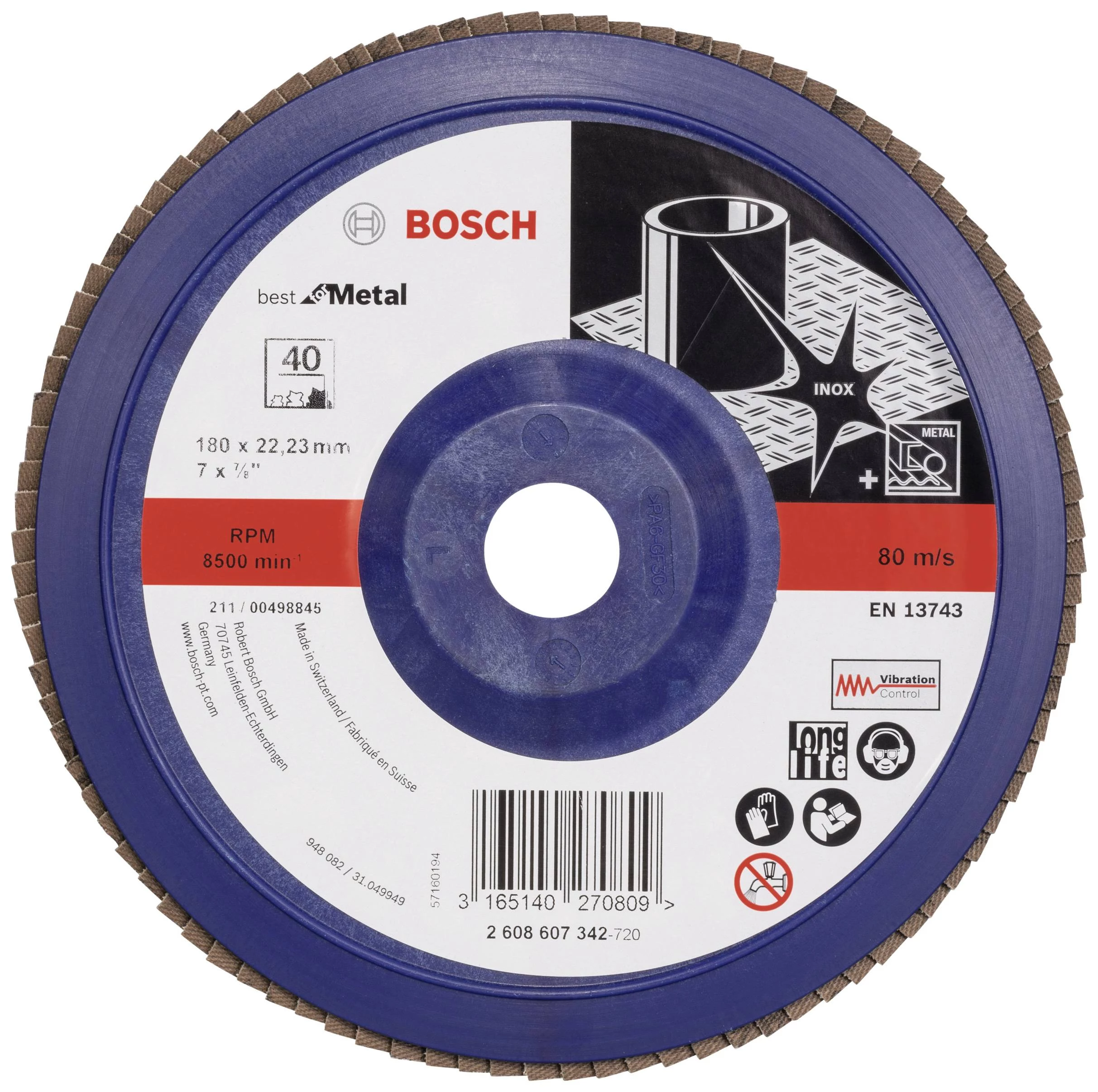 Bosch X571 Best for Metal lameldisks