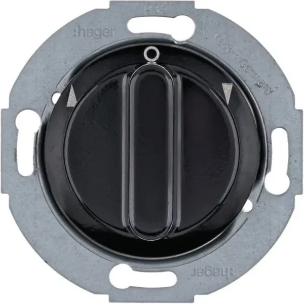 Hager Jalousie-Drehschalter 1p Zentralstück WTE6161BG (WTE6161BG)
