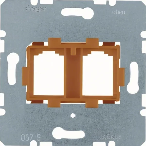 HAGER WDF4716P atbalsta plate oranža modulārā