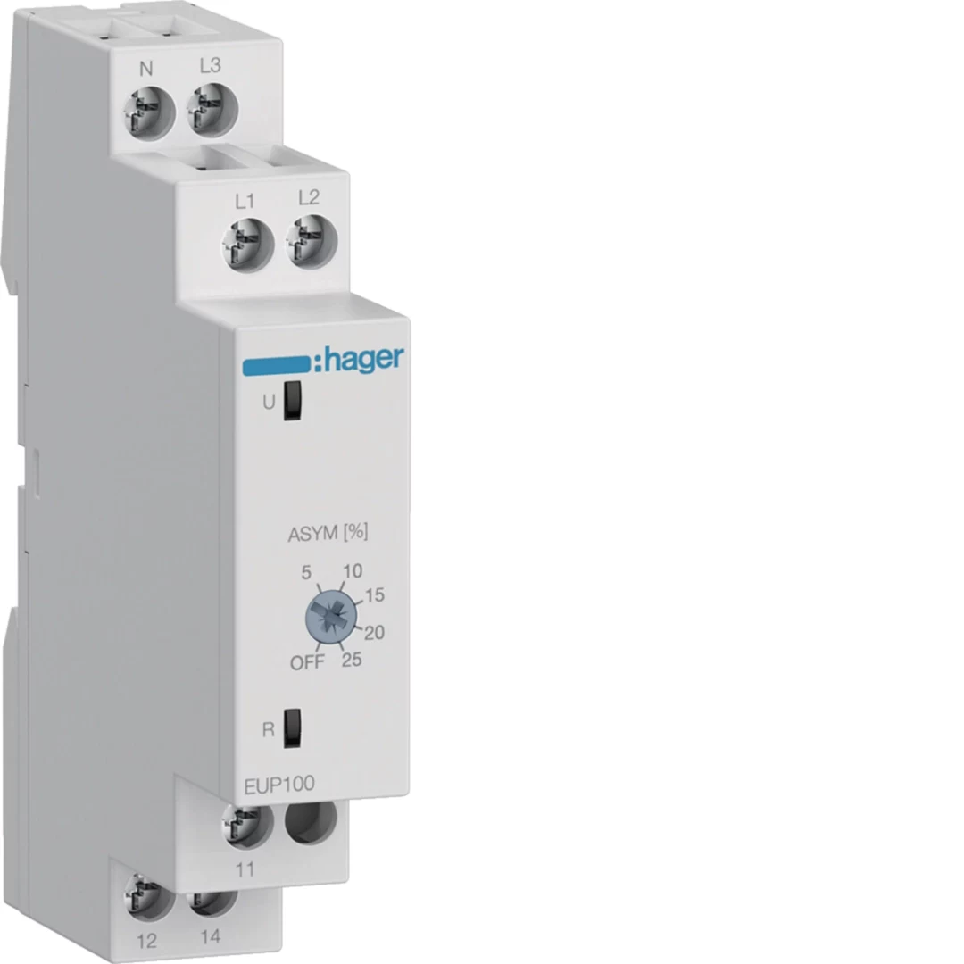 Hager EUP100 impulsa relejs 3P+N 1W
