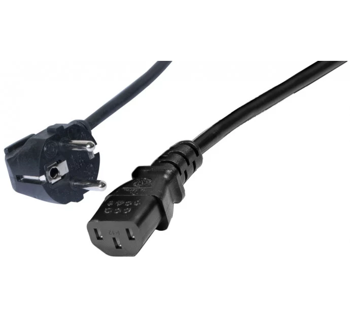 Exertis Connect leņķa Schuko uz IEC