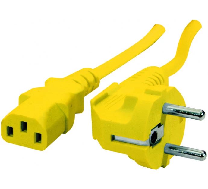 Exertis Connect leņķa Schuko uz IEC