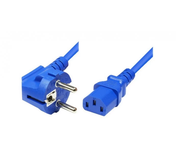 Exertis Connect tīkla barošanas kabelis, leņķveida