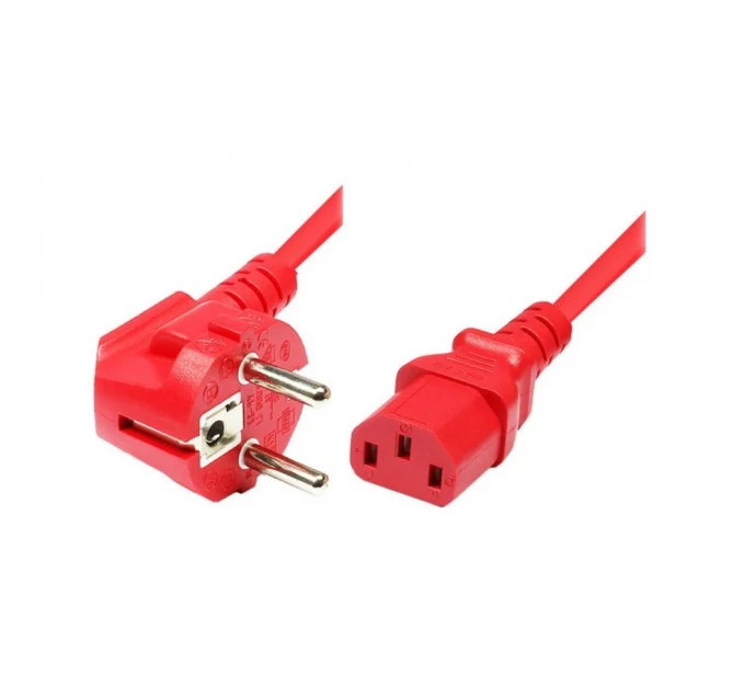 Exertis Connect leņķa Schuko uz IEC