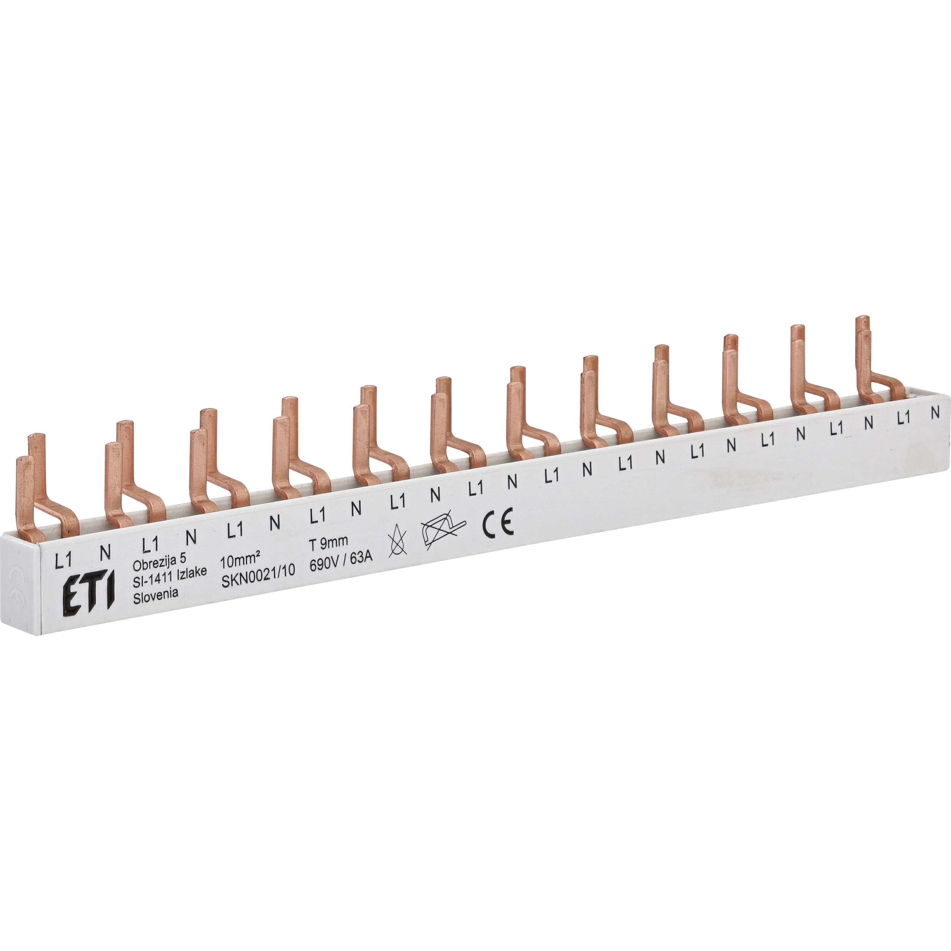 ETI 002921150 izolēta kontaktu kopne SKN0021/10
